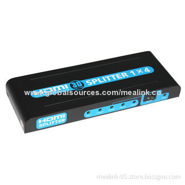 1 to 4 HDMI Splitter with 3D, 225MHz Maximum BandwidthNew
